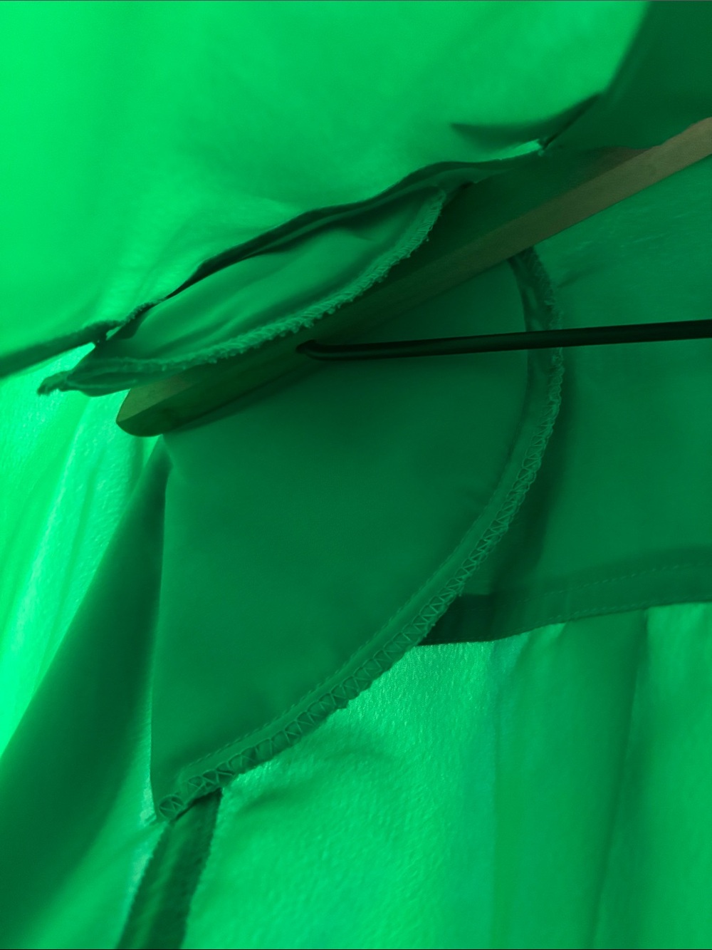 Dior Bright Green Button-Up Blouse - Picture 6 of 7